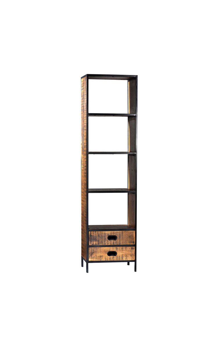 Milano Two Drawer 22 Inch Bookshelves