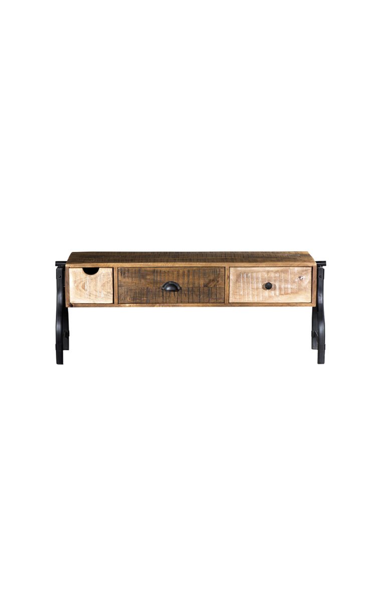 Industrial Mosaic 3 Drawer Tv Console