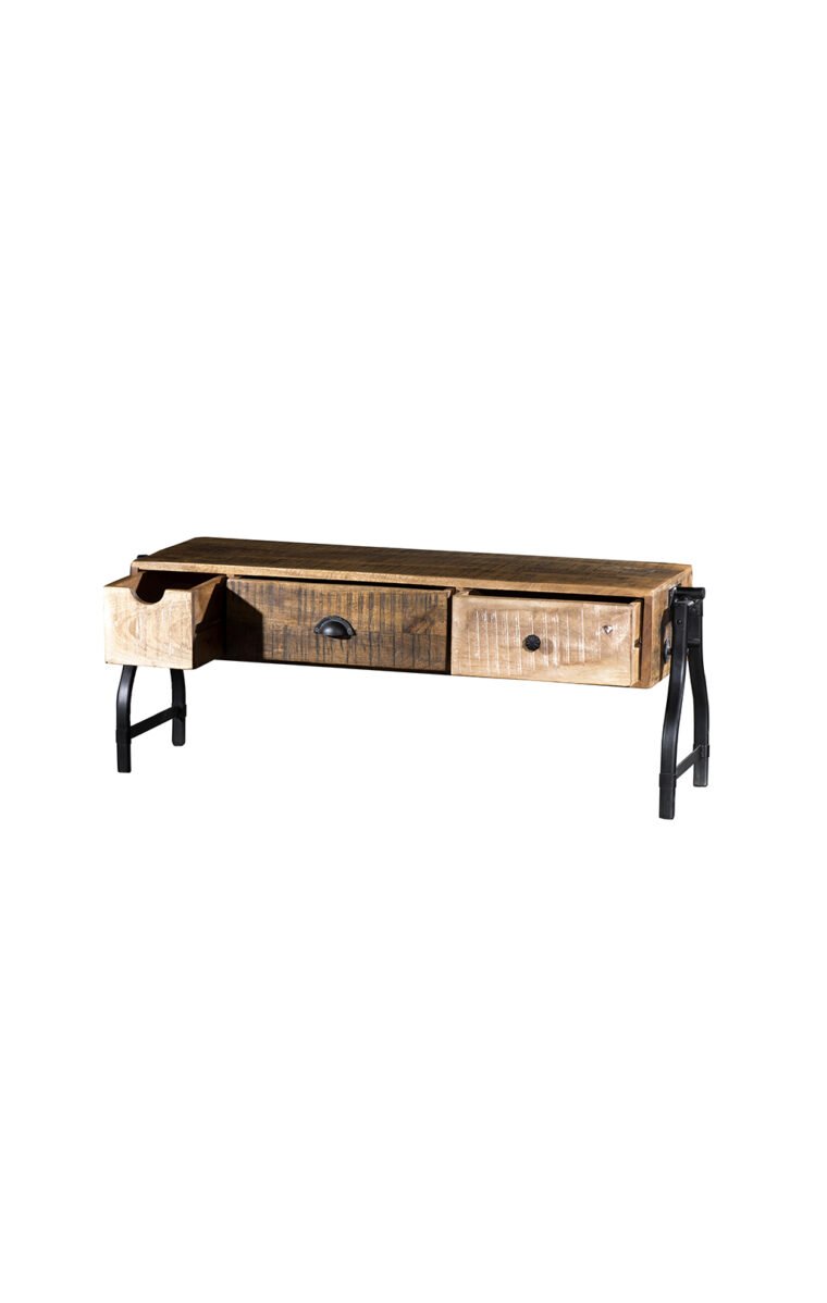 Industrial Mosaic 3 Drawer Tv Console