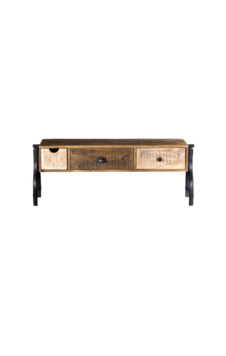 Industrial Mosaic 3 Drawer Tv Console