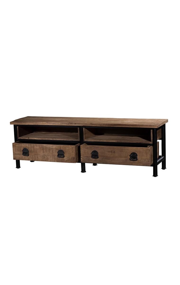 Wooden / Iiron Tv Unit