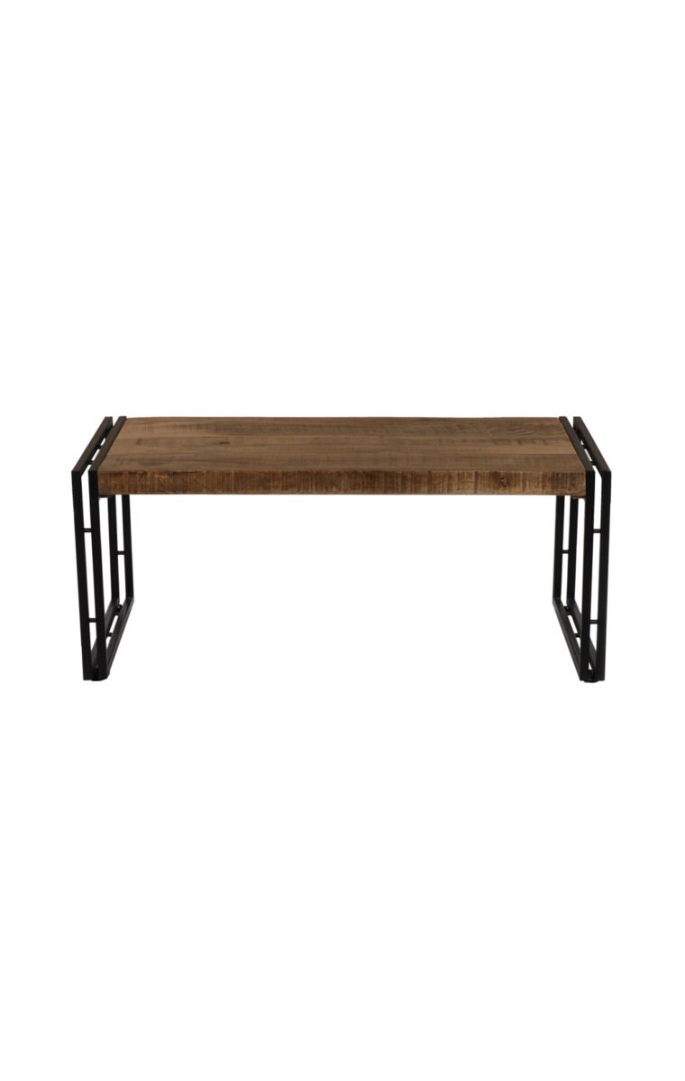 Expedition Solid Wood & Metal Coffee Table