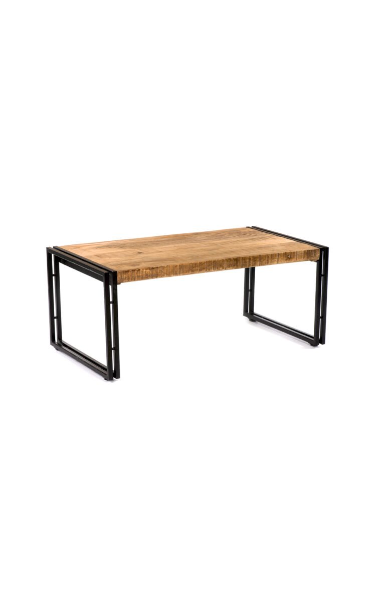 Expedition Solid Wood & Metal Coffee Table