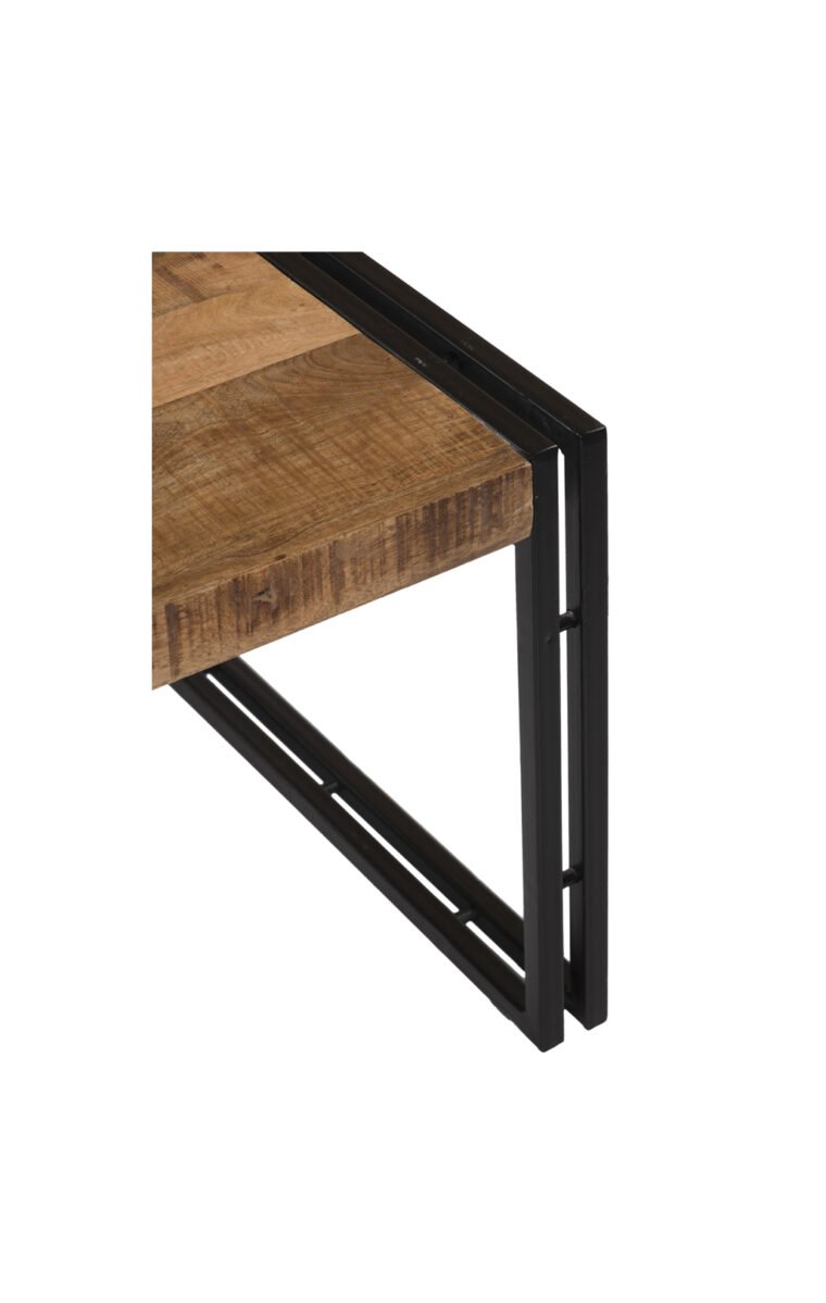 Expedition Solid Wood & Metal Coffee Table