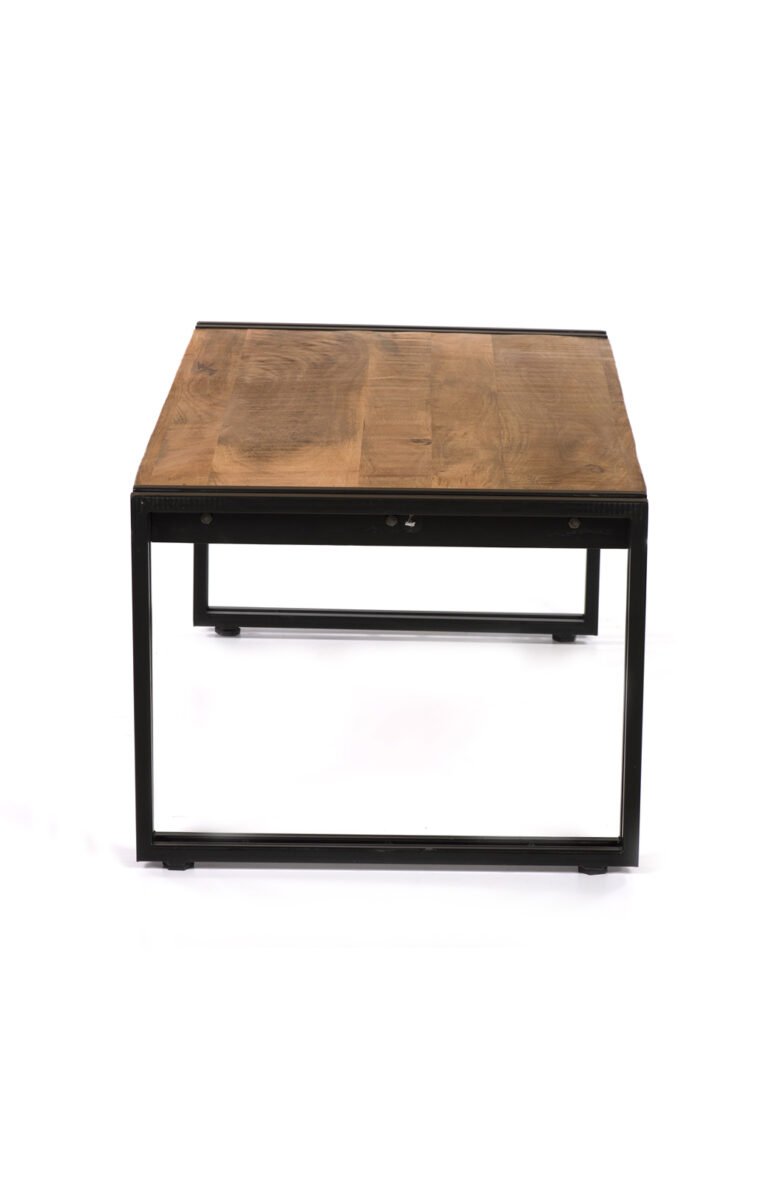 Expedition Solid Wood & Metal Coffee Table