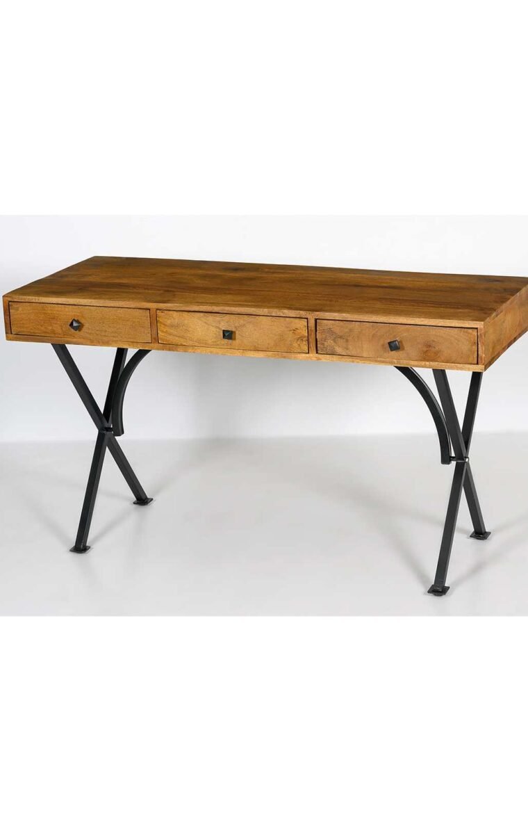 Dakota Wood Metal Desk