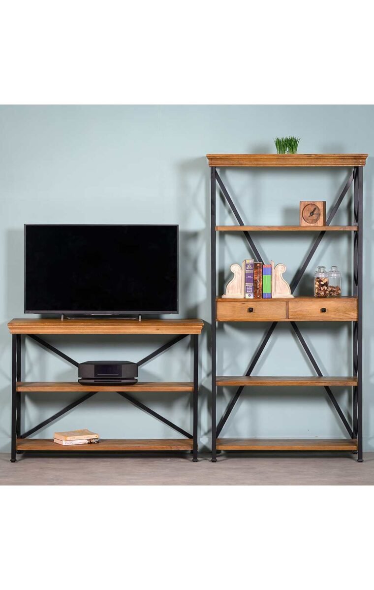 Dakota Wood Metal Shelf