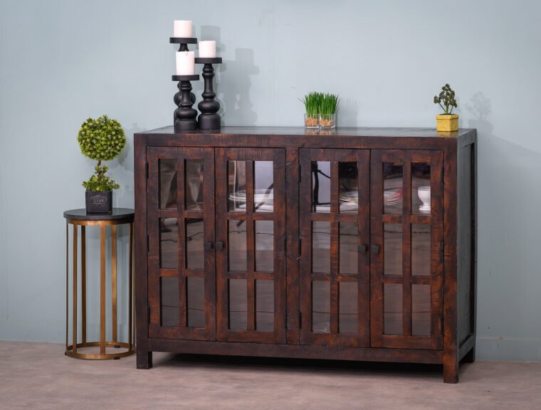 Havana Wooden Glass Door Large Buffet